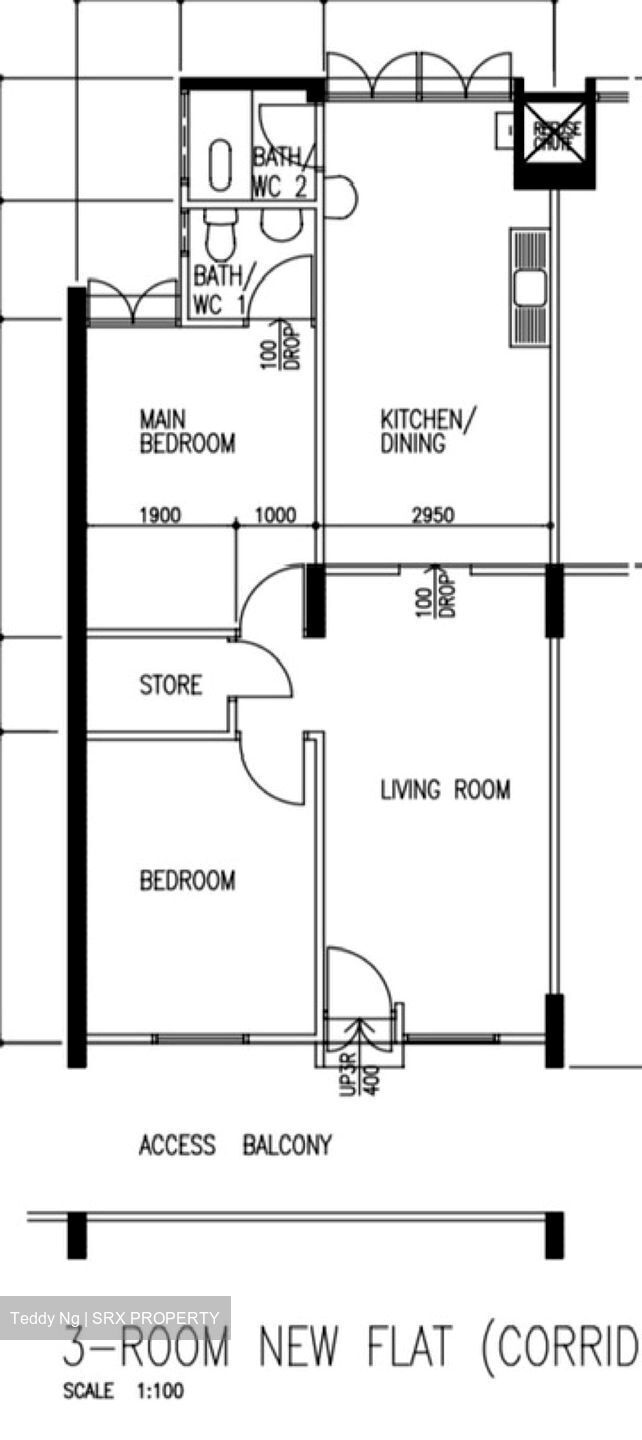 Blk 410 Bedok North Avenue 2 (Bedok), HDB 3 Rooms #630560281
